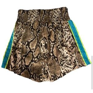 Fun snake print shorts